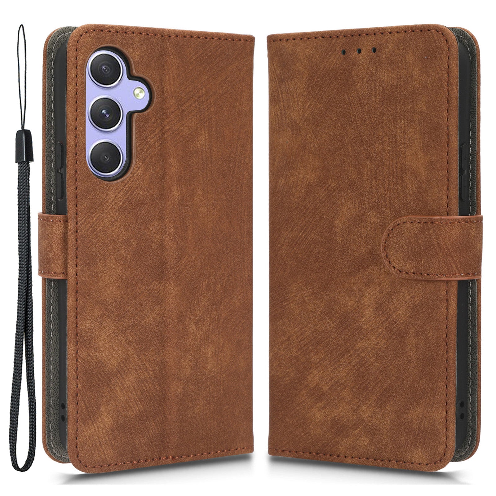 For Samsung Galaxy A54 5G RFID Blocking Wallet Case PU Leather Stand Magnetic Phone Cover with Strap For Samsung Galaxy A54 5G RFID Blocking Wallet Case PU Leather Stand Magnetic Phone Cover with Strap
